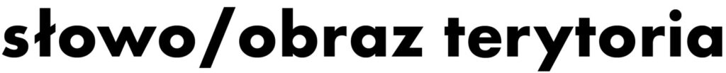 słowo/obraz terytoria
