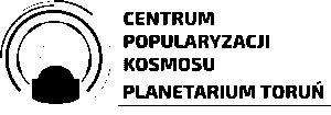 logotyp centrum popularyzacji kosmosu planetarium toruń